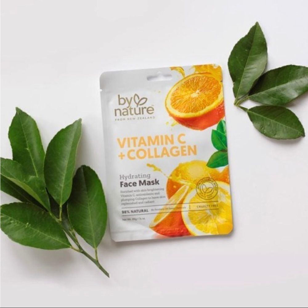 By Nature Vitamin C + Collagen Sheet Mask